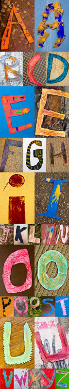 l'alphabet de l'école